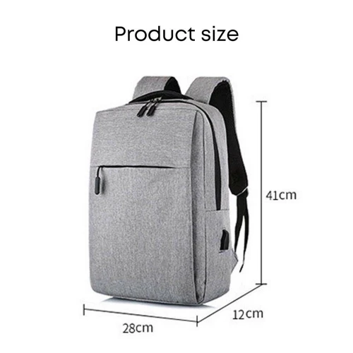 Sac a dos pour ordinateur portable LAPTOP 15.6 pouces etanche avec Cable USB