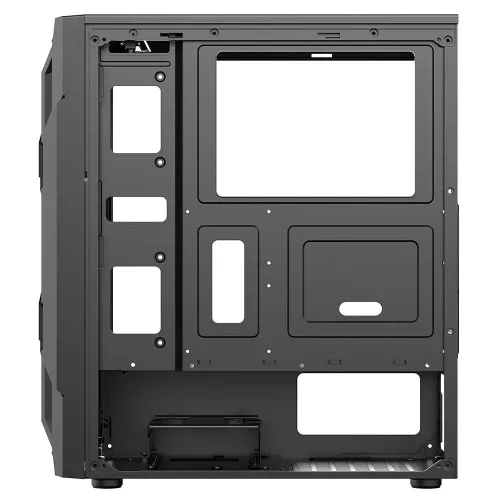 GearMaster GM-27 Boitier PC Gaming ATX/Micro-ATX avec vitre latérale en verre trempé