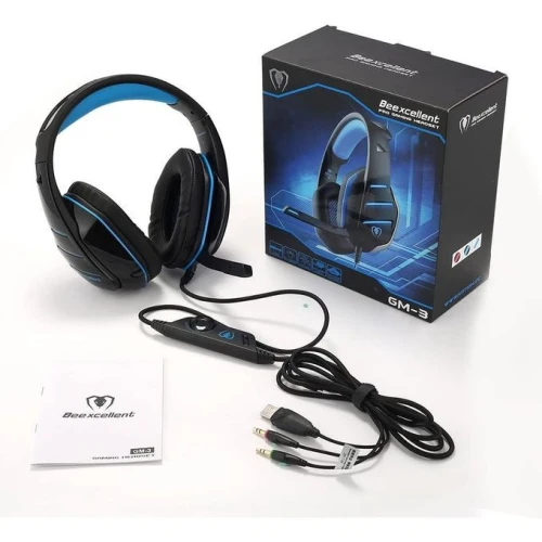 Casque Pro Gaming Beexcellent GM-3 multiplateforme pour PS4 PC Xbox One Mac Nintendo Switch LED