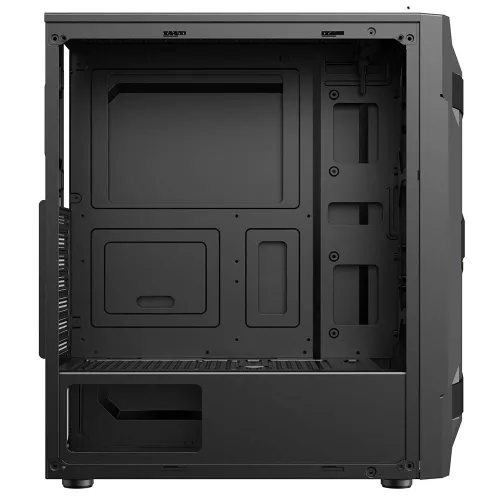 GearMaster GM-27 Boitier PC Gaming ATX/Micro-ATX avec vitre latérale en verre trempé