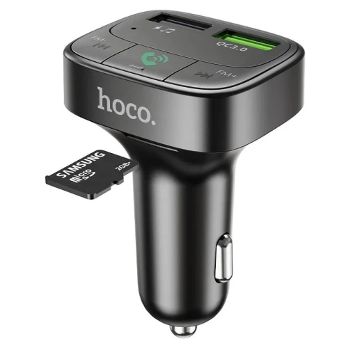 Chargeur AUTO USB QC3.0 et Emeteur Radio FM Bluetooth USB Micro SD HOCO E59