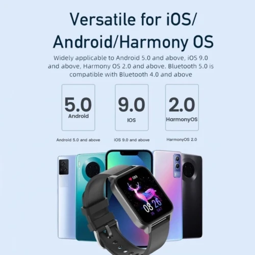 SMART WATCH AWEI H8 montre intelligente Sports IP67 1.65 pouces pour Android iOS