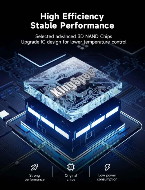 KingSpec M.2 SSD NVMe PCIe 3.0 X4 2242 NX Series 512GB