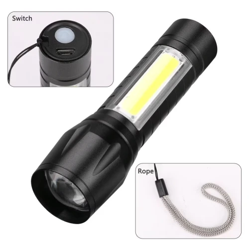 Torche Lampe de poche UNIROSS Pocket light Rechargeable 80 Lumens ULFL013