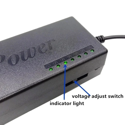 Chargeur universel pour Laptop ordinateur portable 12V 15V 16V 18V 19V 20V 24V 4.5A, 96W