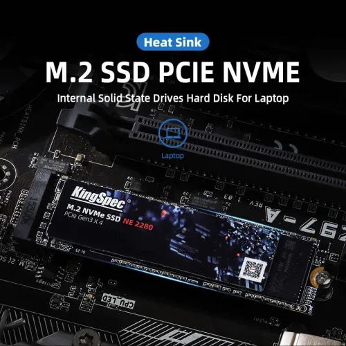 Disque dur interne SSD M.2 KingSpec 2280 512GB 1TO nvme PCI-E