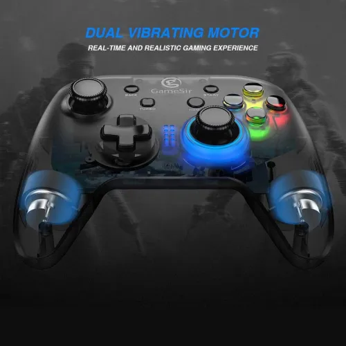 Manette Gamepad Filaire USB Gamesir T4W RGB Pour PC ANDROID PS3