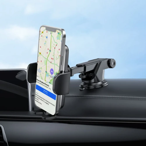 HOCO CA95 Support Télescopique Auto Voiture Telephone sur Tableau de Bord et Pare-Brise