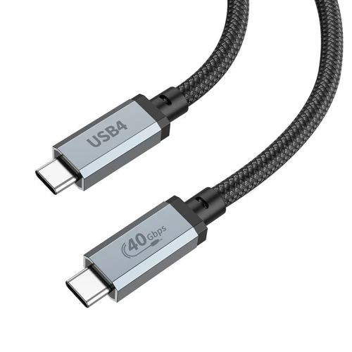 Cable Type-C vers Type-C USB4 8K60hz 40Gbps PD100W HOCO US05 - 1m