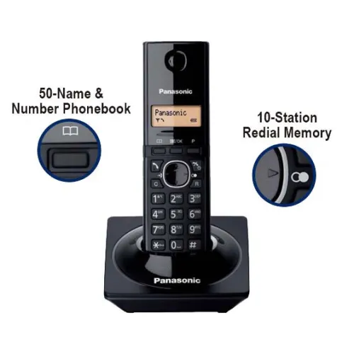 Téléphone Fixe sans-fil Panasonic KX-TG1711 numérique avec écran LCD