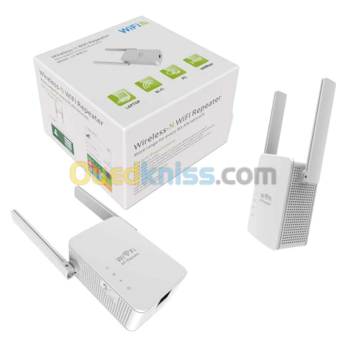Répéteur Extender WiFi sans fil 300Mbps LV-WR13 avec 2 antennes