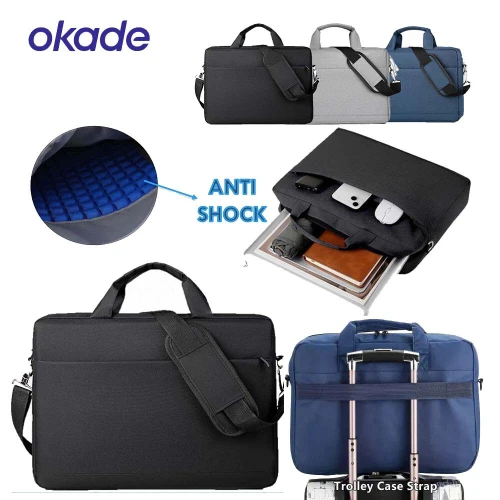 Cartable Laptop 15.6 pouces OKADE B023 Pour Ordinateur Portable avec Bandoulière et Rembourrage Antichoc