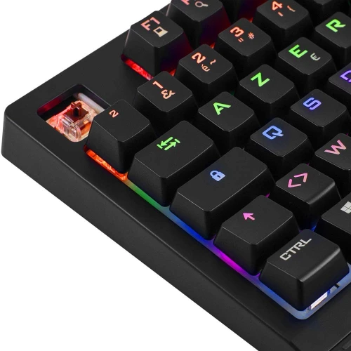 Clavier Mécanique Gaming Spirit Of Gamer XPERT-K500 Rétro Eclairage RGB Victory K500 Brown AZERTY