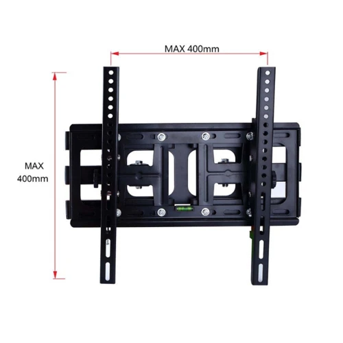 Support mural universel pour TV avec bras télescopique rotatif 26 à 55 pouces supporte 50kg D50