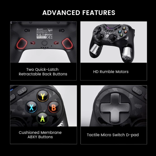 Manette de jeux sans-fil GameSir TARANTULA T3 Pro avec Station de charge ANDROID PC IOS SWITCH