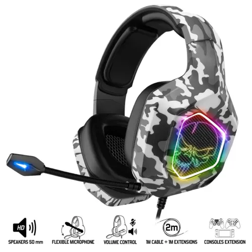 Casque Gaming Spirit Of Gamer ELITE-H50 pour PS4 Xbox One Switch PC - BLACK EDITION / ARTIC EDITION