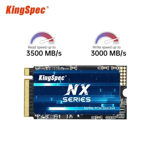 KingSpec M.2 SSD NVMe PCIe 3.0 X4 2242 NX Series 512GB