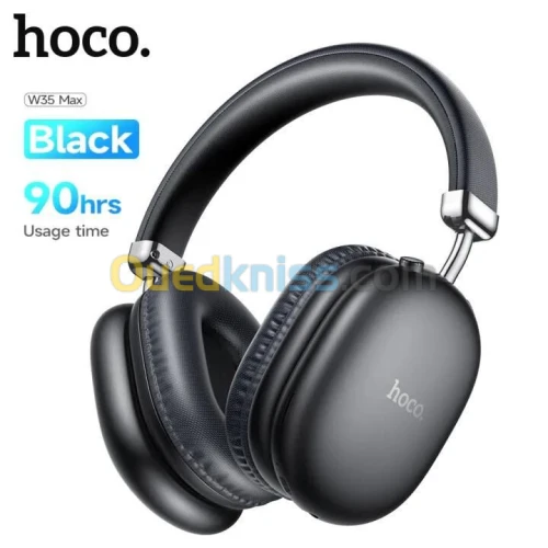 Casque sans-fil Bluetooth 5.3 AUX Micro SD HOCO W35 Max 90h
