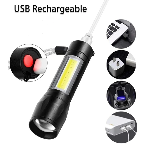 Torche Lampe de poche UNIROSS Pocket light Rechargeable 80 Lumens ULFL013