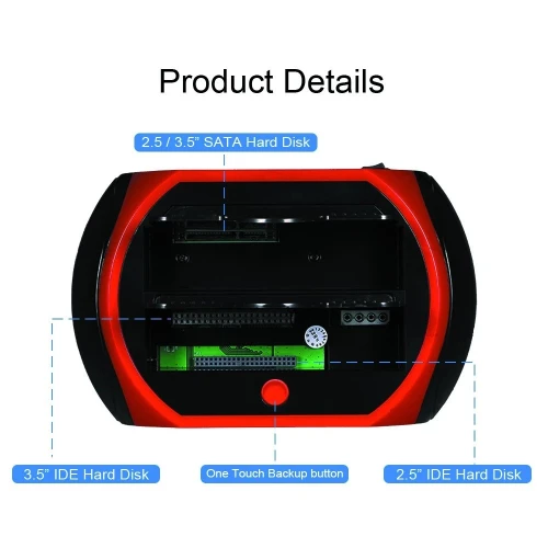 Station d'accueil Docking DockStation HDD All in one SATA IDE USB 2.0 e-SATA model:875