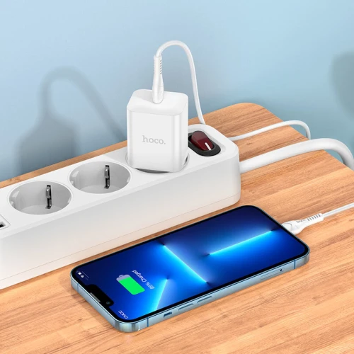 HOCO N27 Chargeur Mural USB-C 20W PD / QC / FCP / AFC