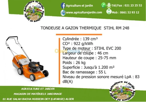 Tondeuse STIHL THERMIQUE 248.0