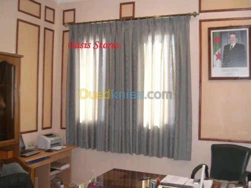 confection et pose des rideaux