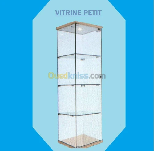 Fabrication de vitrine en verre . cuisine équipée et dressings