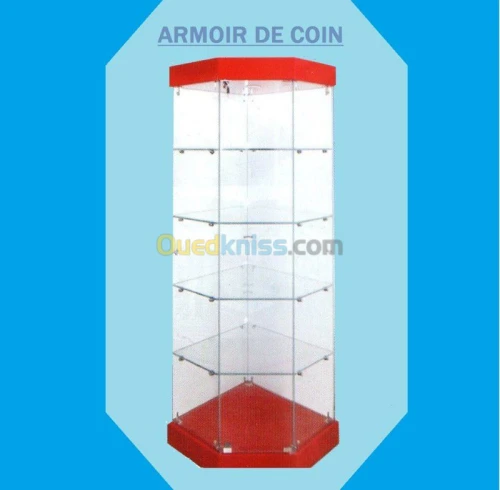 Fabrication de vitrine en verre . cuisine équipée et dressings