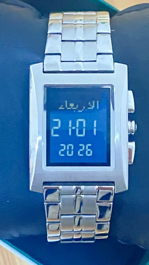 ساعة الفجر ALFAJR WL-08SS الأصلية 2020 مع ضمان 6 أشهر و التوصيل مجاناً (مستعملة) ماركة تاع كسيبة صح