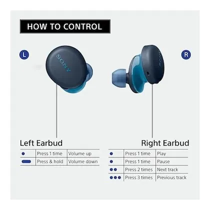 Kitman Bluetooth écouteur SONY ORIGINAL XF-XB700 2020 utilisé + accessoires la batterie 3h~9h