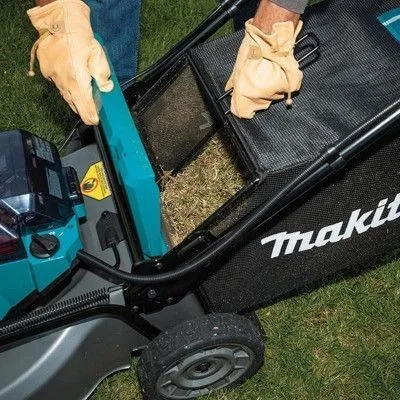 Tondeuse sans fil auto-tractée MAKITA DLM462PT4 36V (18V+18V) 4 batteries 5.0Ah + ch doublé (BL)