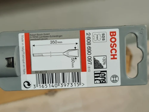 Burin SDS-Max Spatule 50 x 350mm - BOSCH  (ITALY)