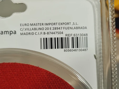 Plateau de ponçage scratch 125mm M14 avec adaptateur de perceuse - HOMA'S (italy)