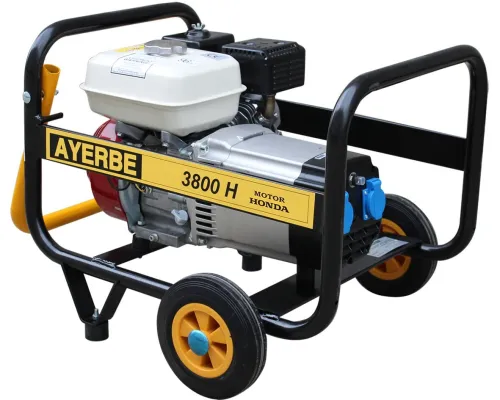 Groupe Electrogène ess 3.8KVA 230V moteur HONDA GX160 - AYERBE 3800 H (Japan-Italy)
