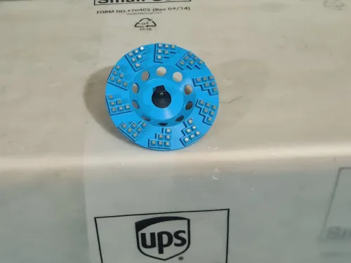 Meule diamant 125mm multi matériaux pour les ponceuses à béton - EXCEDIAM (France)