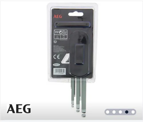 AEG - Jeu De 9 Clés Mâles / Allen à tête sphérique (1.5-10mm)