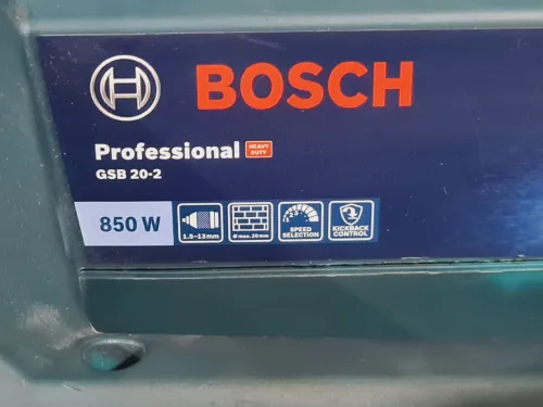 Perceuse à percussion électrique 850W BOSCH GSB 20-2 (2022-Russia)