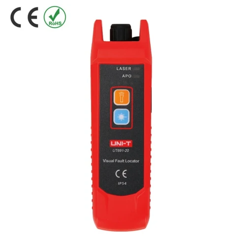 UNI-T UT691-20 - Localisateur de défauts visuels fibre optique 20mW FC/SC/ST 3.7V rechargeable (CE-RoHS-IP54)