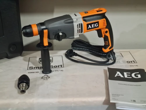 Perforateur électrique SDS-Plus 28mm 1010W 2.8J - AEG KH 28 super XE double mandrin 
