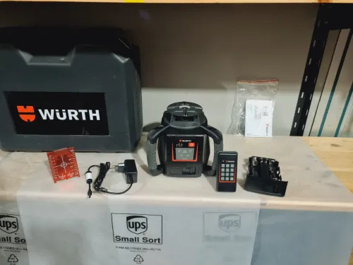 Laser rotatif rouge H/V 600m - WURTH RL5-14 (neuf)