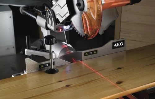 Scie à onglet radiale Ø254 mm AEG PS 254 L Turbo + LED + Laser