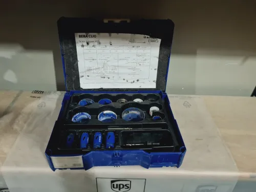 Coffret De Scies cloche Bi-métal 22 à 83mm - BERNER 15 pcs (utilisé)