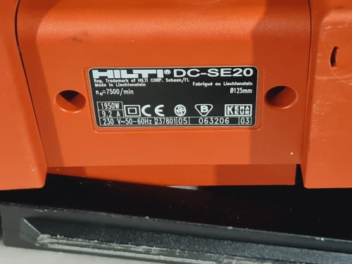 Rainureuse 125mm 1950W - HILTI DC-SE20 (Lichtenstein)