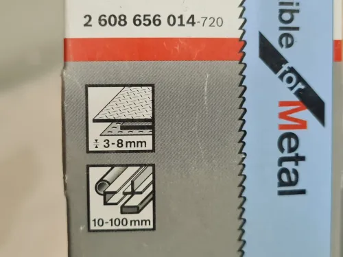 BOSCH - lame original scie sabre pour le métal 150mm / 6" (Switzerland)