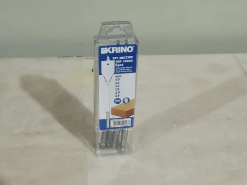Jeu de 6pcs mèches plats pour Bois 10,12,16,18,20,25mm - KRINO