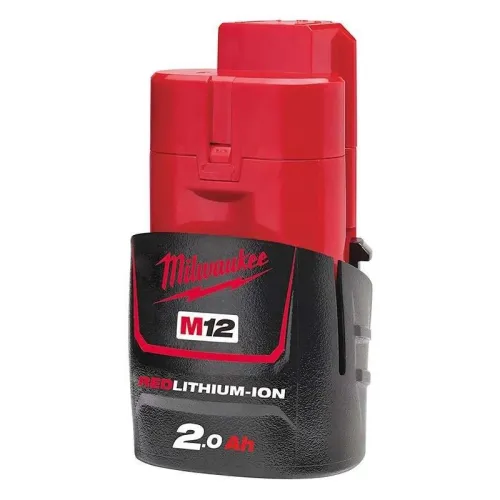 Batterie Li-Ion 12V 2.0Ah MILWAUKEE M12B2 (Redlithium-Ion)