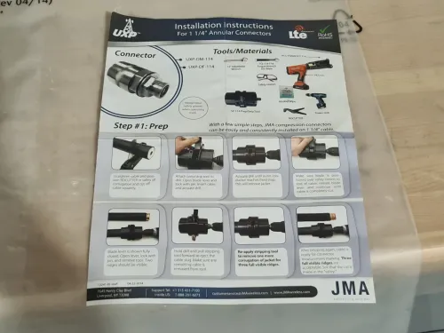 Sertisseuse pour connecteur de câble coaxial RIDGID RP 240 + JMA wireless (USA)