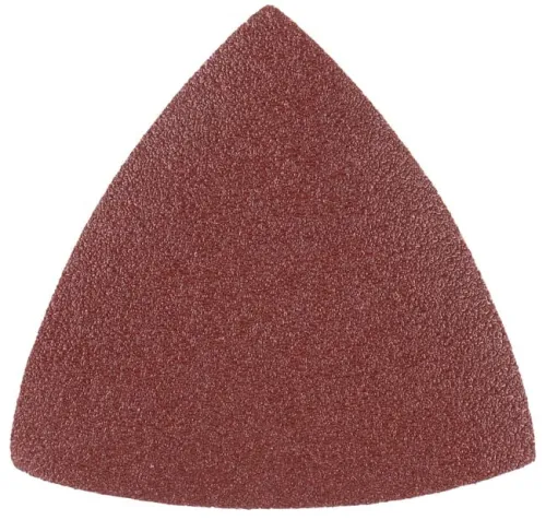 Papier de verre triangulaire 80mm P40,60,80,120 (rouge-violettes)