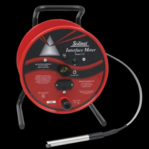 Sonde piézométrique Huile et eau à interface 30m - SOLINST interface meter model 122 (Canada)